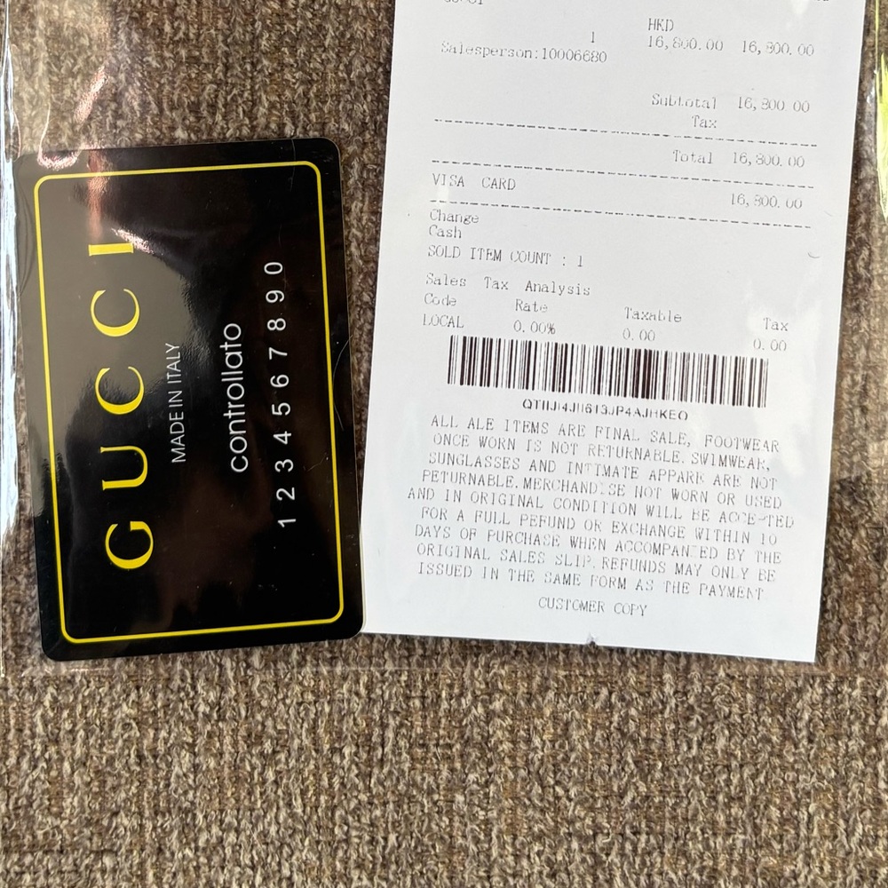 Gucci leather backpack GG initials - Picture 5 of 5